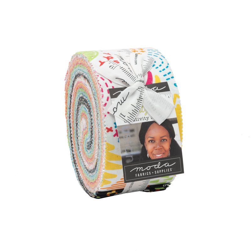 Moda Creativity Glows jelly roll of 2.5 inch strips