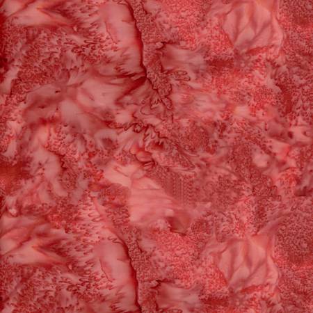 Hoffman Fabrics Watercolor batik quilting fabric in Barn Red