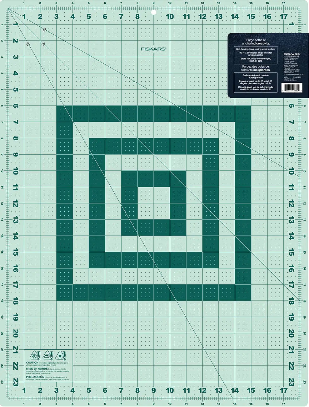 18in x 24in Cutting Mat Woodland Print - Linda's Electric Quilters