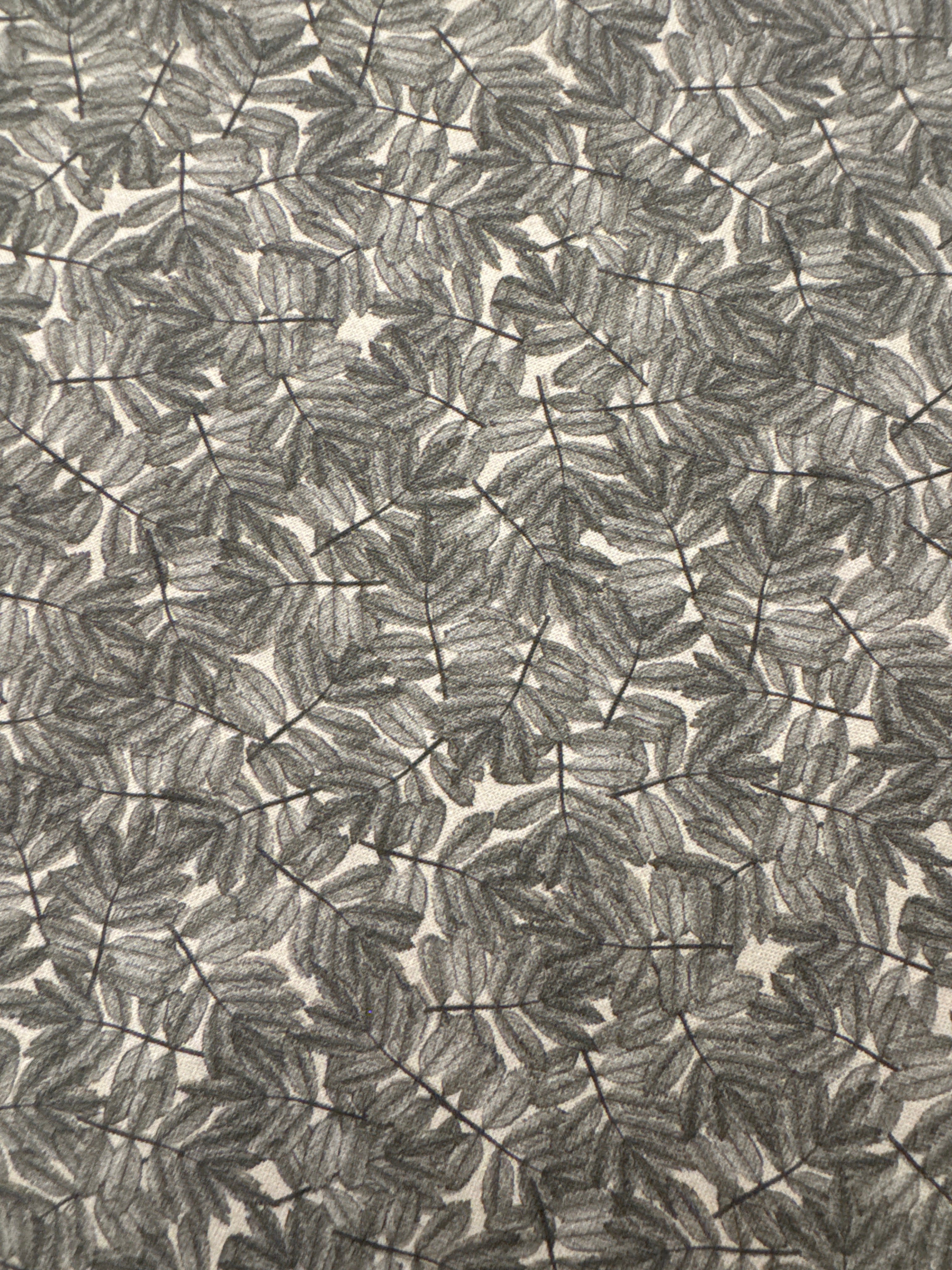 Natures Whisper Stacked Leaves Ashy Olive blender quilting fabric