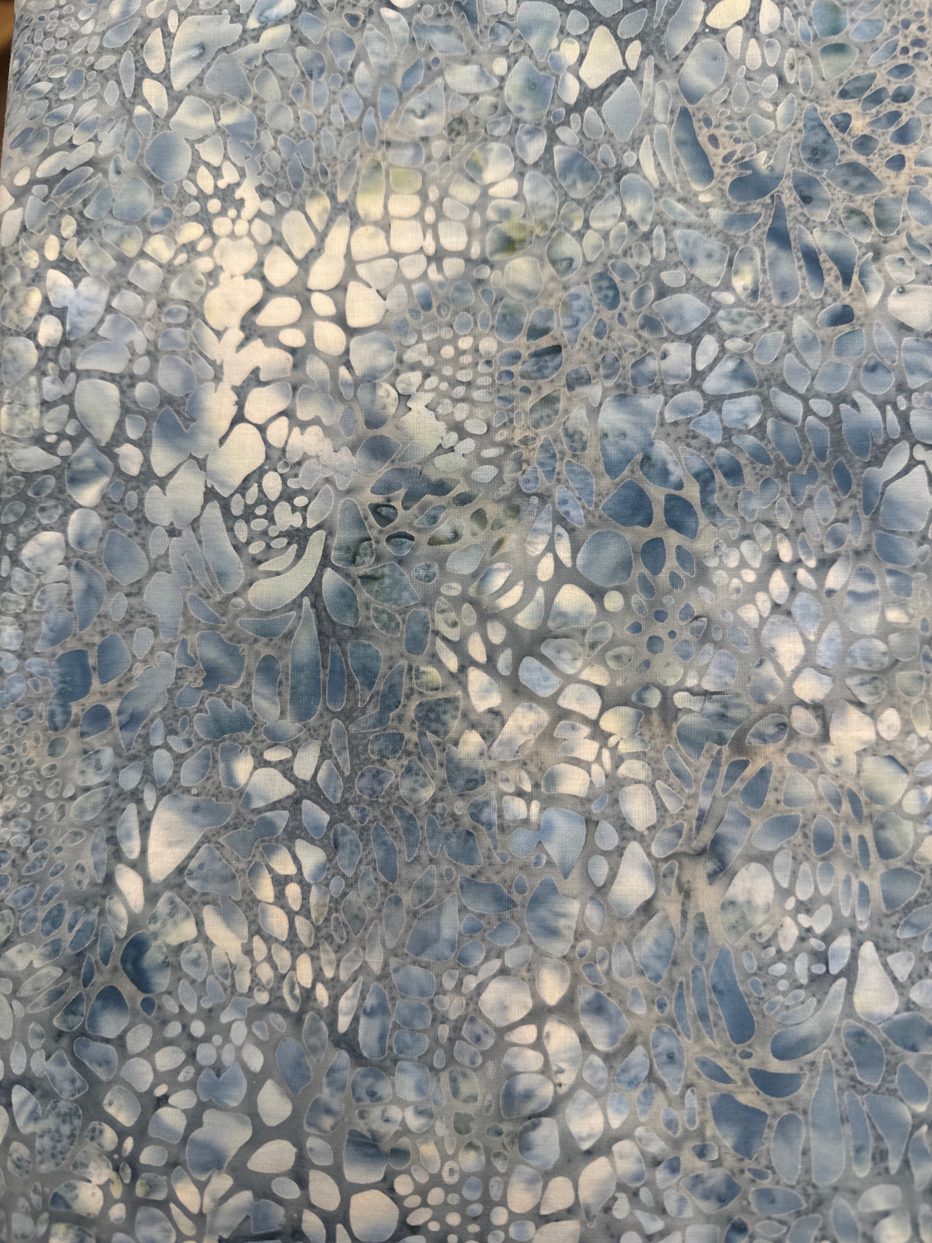 Seafoam Wave Texture green blender quilting fabric by Hoffman Fabrics