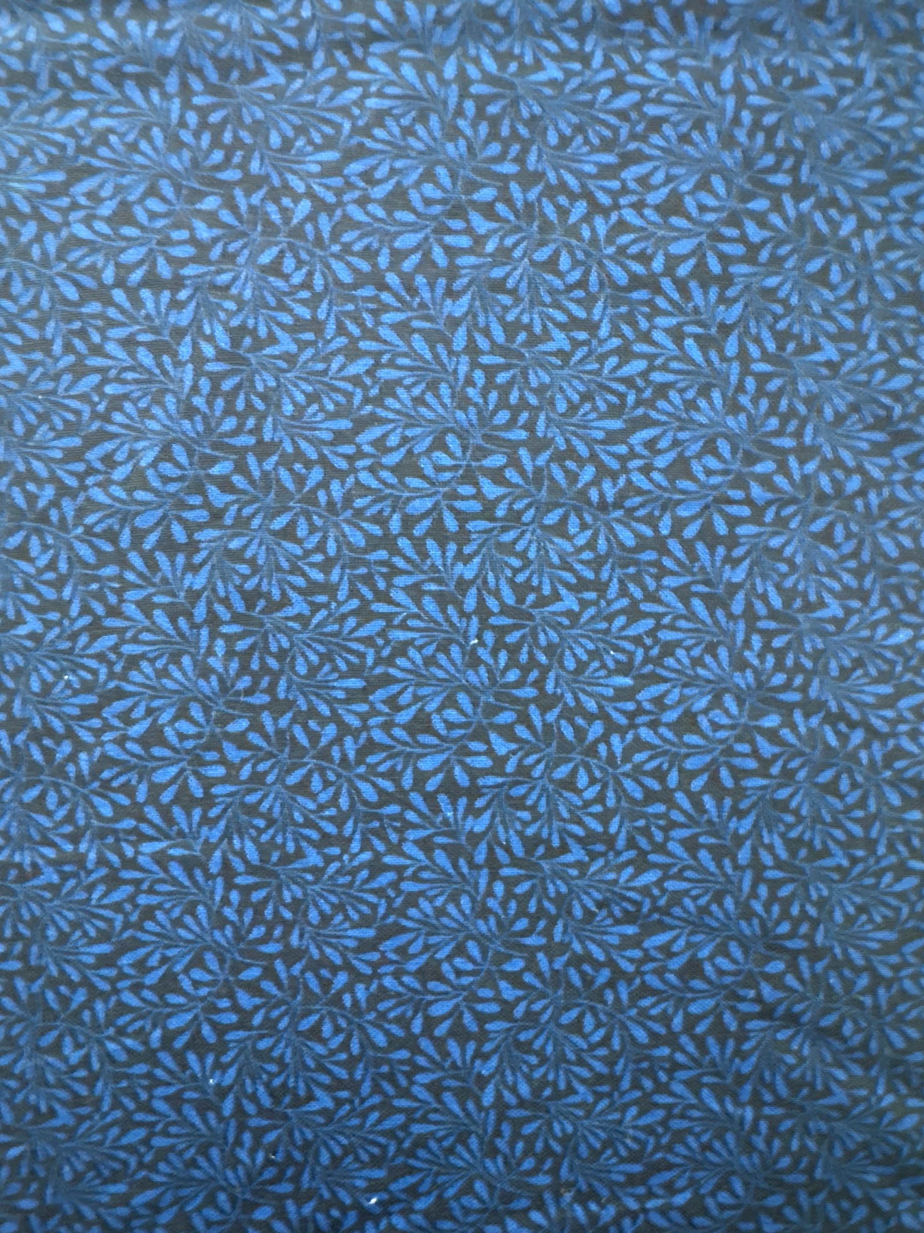 Whimsy Dark Blue Black blender quilting fabric by P&B