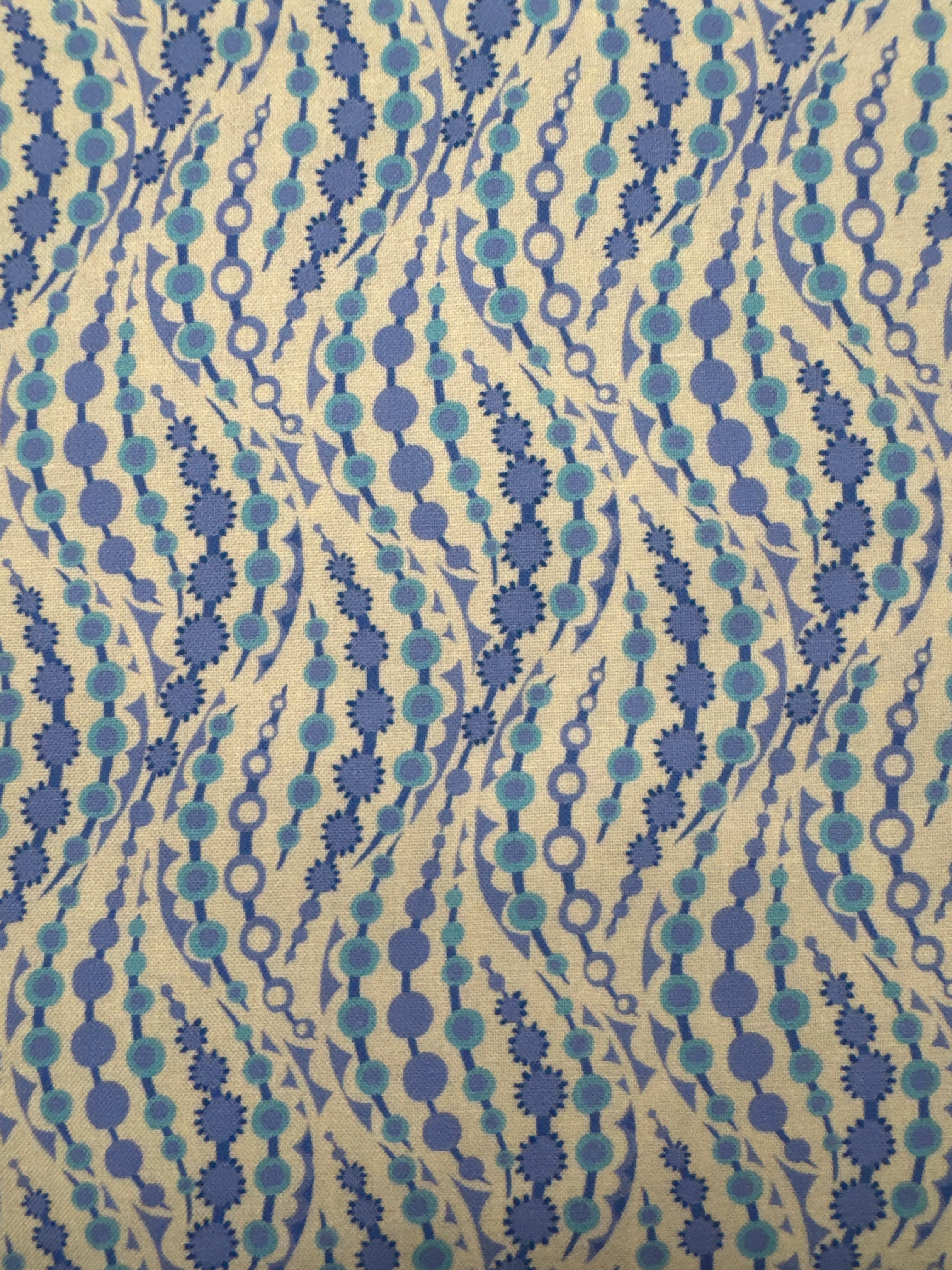 Wavy Decoration Blue blender quilting fabric by Windham Fabrics