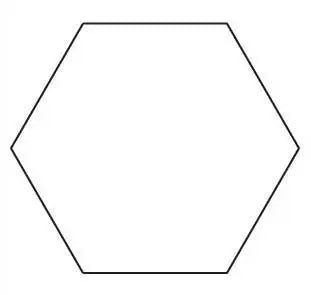 2-1/2in Hexagon Template - Linda's Electric Quilters