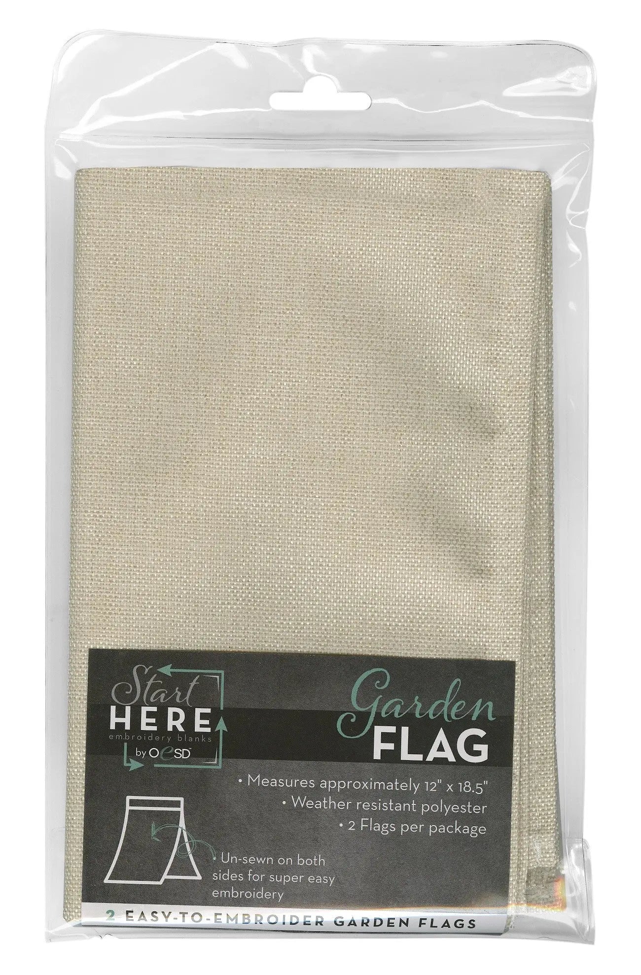 2 Pack Garden Flags - Linda's Electric Quilters