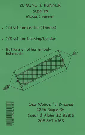 20 Minute Runner Checker Distributor