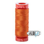 Aurifil 2150 Pumpkin 50wt cotton quilting thread 200m spool