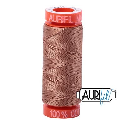 Aurifil 2340 50wt cotton quilting thread 200m spool