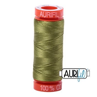 Aurifil 5016 50wt cotton quilting thread 200m spool