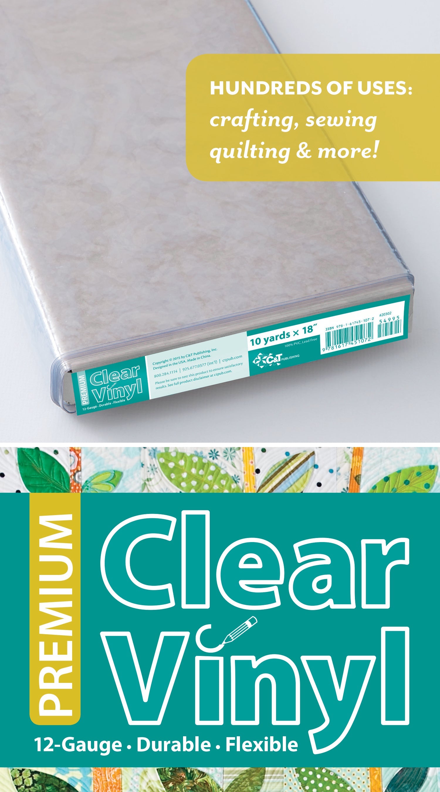 Premium Clear Vinyl Roll