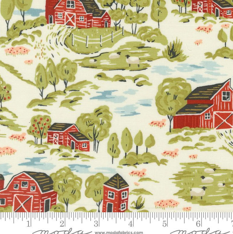 Farmstead Porcelain blender quilting fabric by Moda