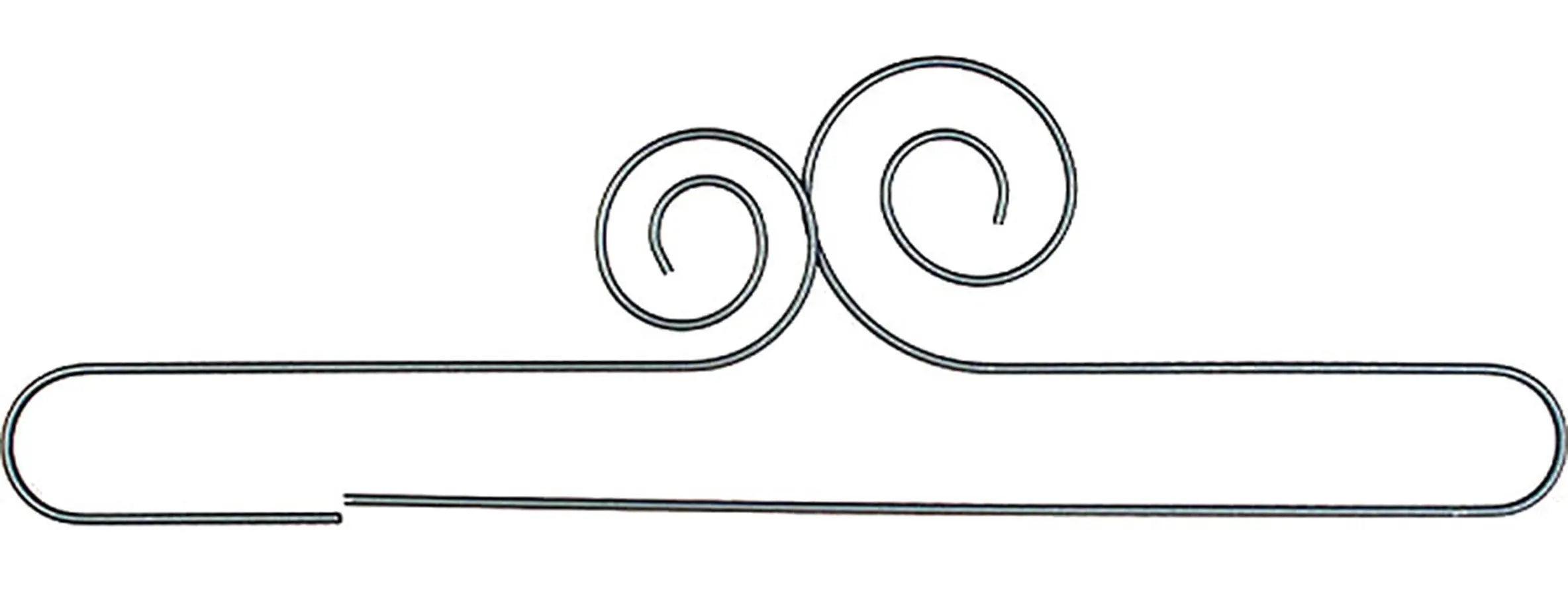 20in Double Scroll Split Btm Hanger Silver Tex - Linda's Electric Quilters