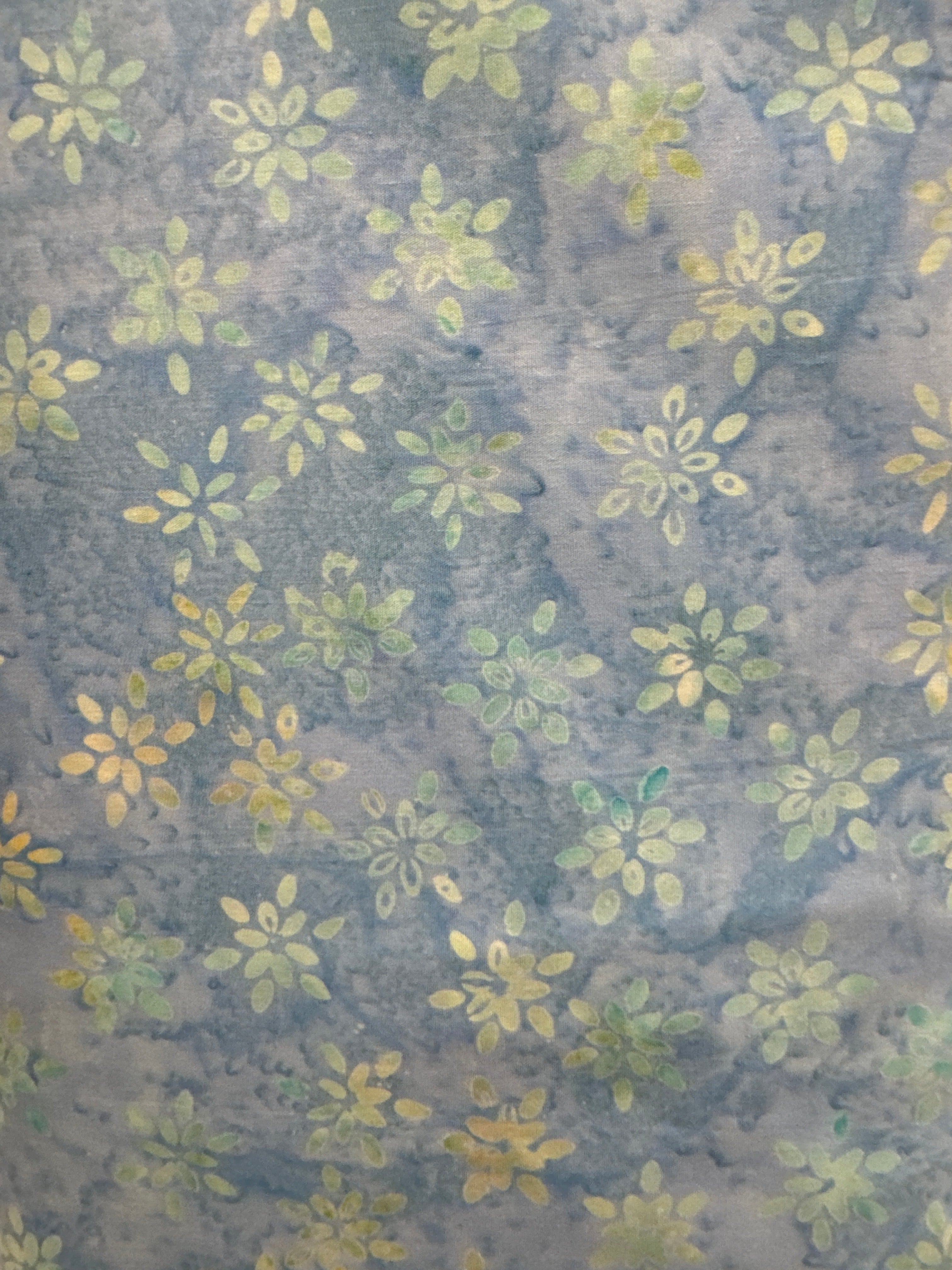 Sky Blue Pale Blue Flowers floral quilting fabric by Andover Fabrics