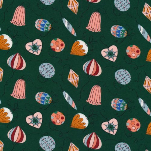 Warm & Cozy - Ornaments 44" / 45" Fabric Per Yard