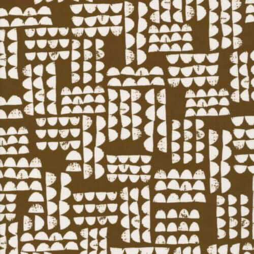 Imprint - Ridge - Brown 44" / 45" Fabric Per Yard