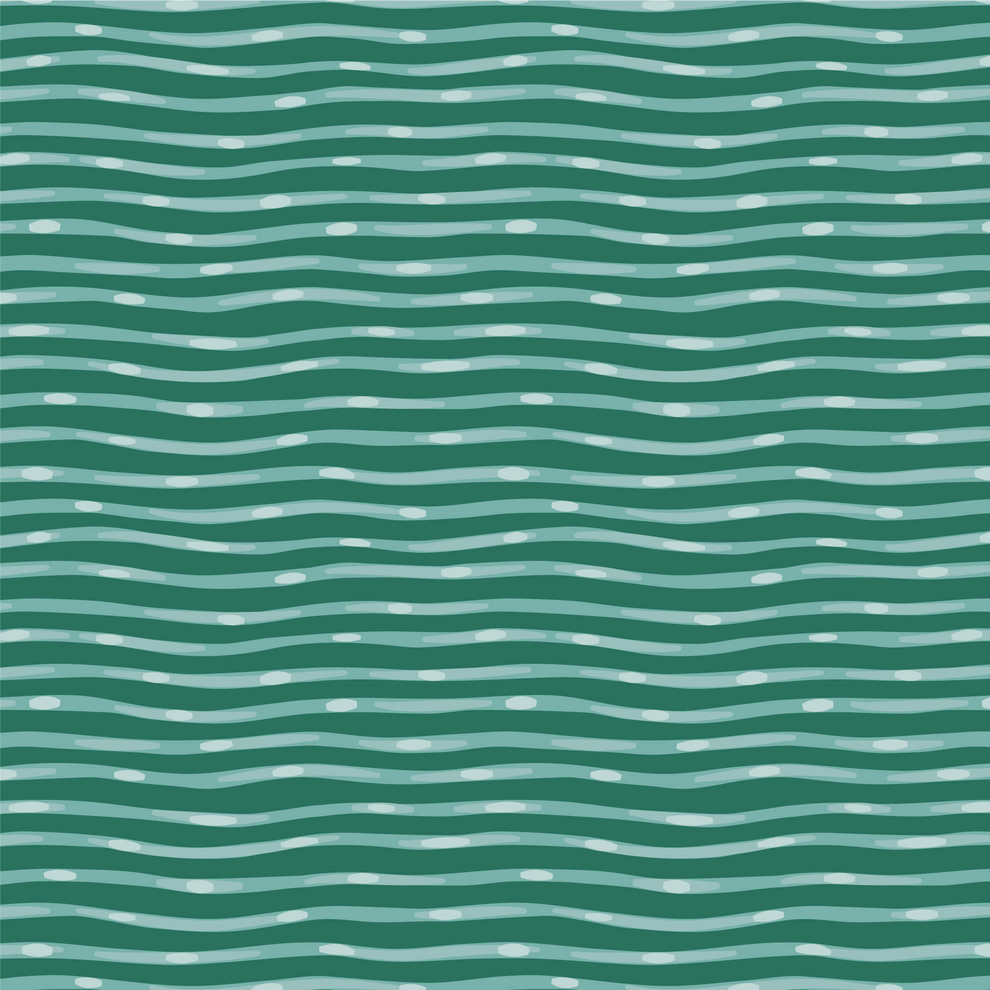 Cloud9 Fabrics Garden Walks streaming turquoise quilting cotton by Ann Gardner