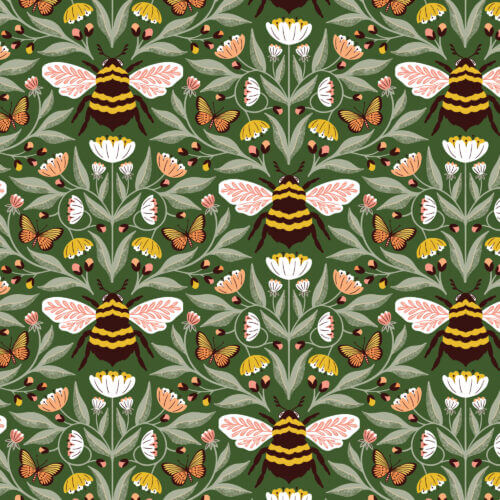 Honey Garden - Bee-utiful 44" / 45" Fabric Per Yard
