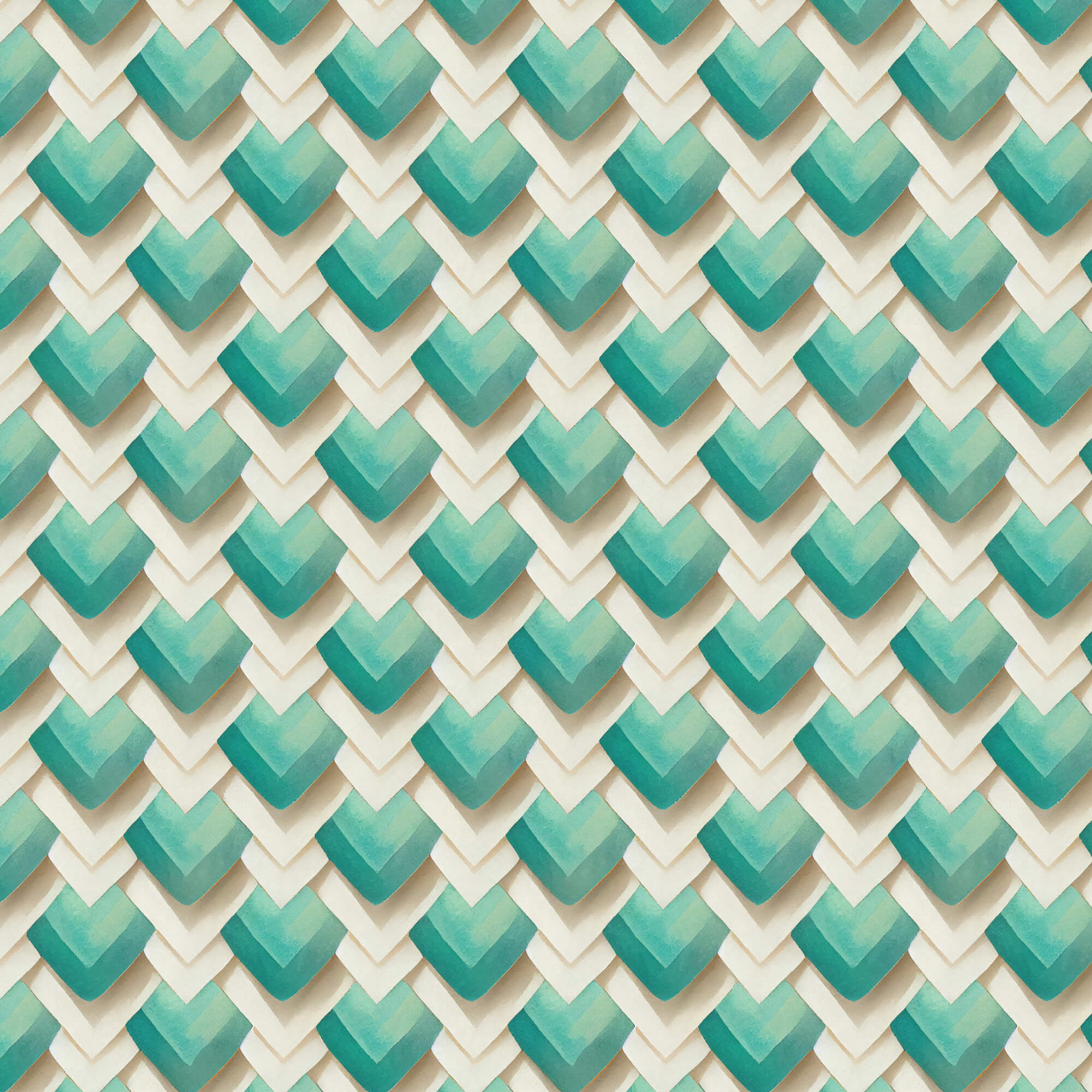 Bali Dreams - Diamonds - Blue 44" / 45" Fabric Per Yard