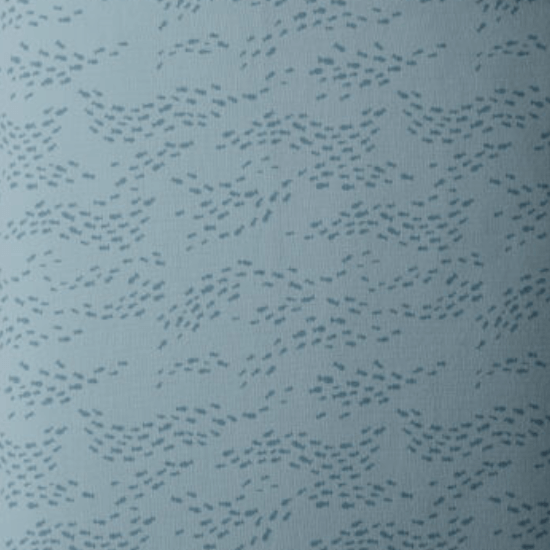 Seashell Serenade - Fish School - Dusty Blue 44" / 45" Fabric Per Yard