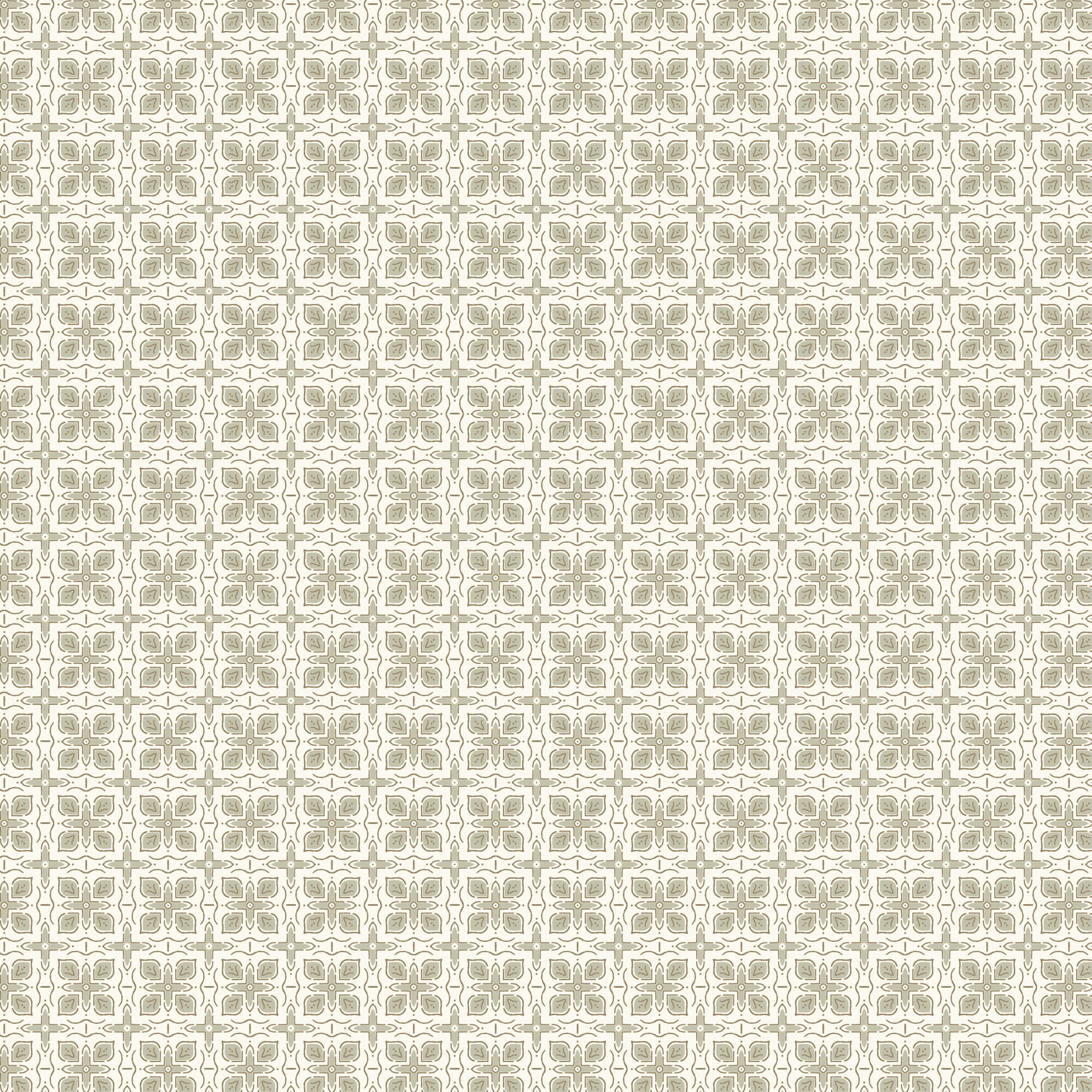 Cottage Garden - Tiled Path - Brown 44" / 45" Fabric Per Yard