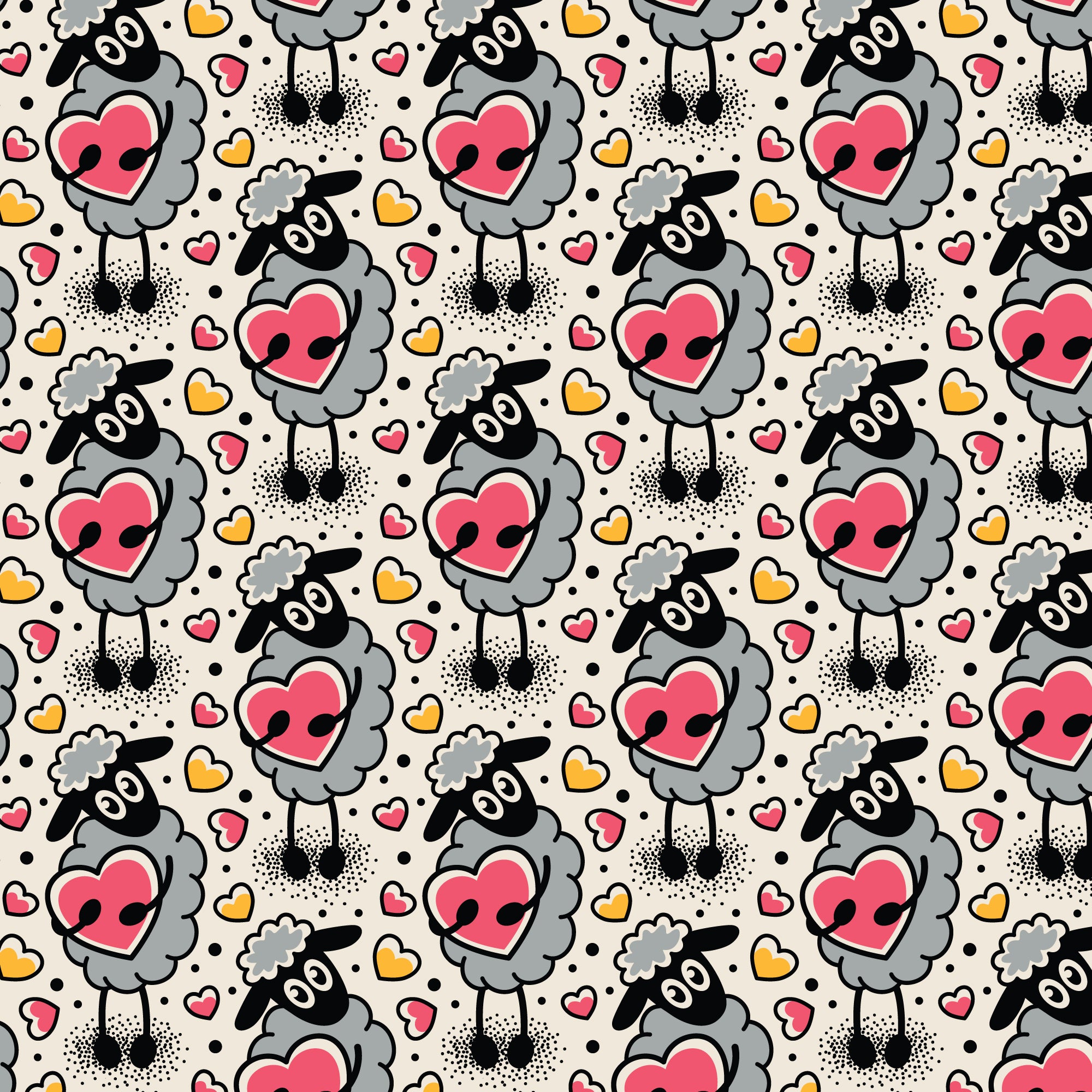 Love Letters Love Ink 3381 Cotton 44”/45” Fabric Per Yard