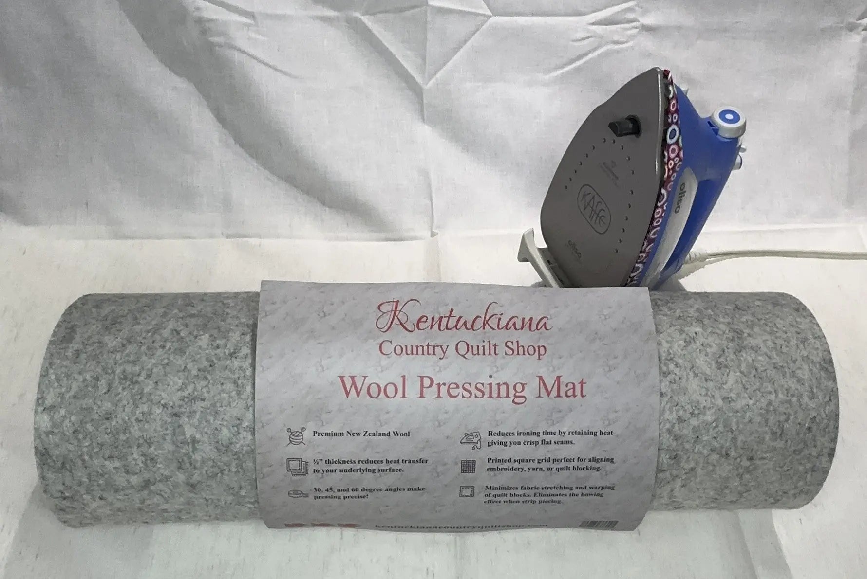 22x60 100% New Zealand Wool Pressing Mat Kentuckiana Country Quilt Shop