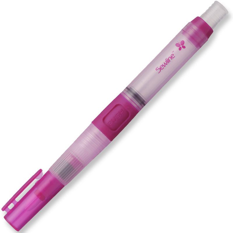 Aqua eraser pen for removing water-soluble fabric marks