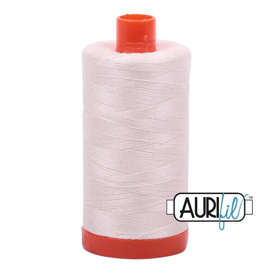 2405 Oyster Aurifil Cotton 50wt Large Spool