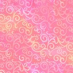 Quilting Treasures Ombre Scroll quilting cotton fabric in Melon