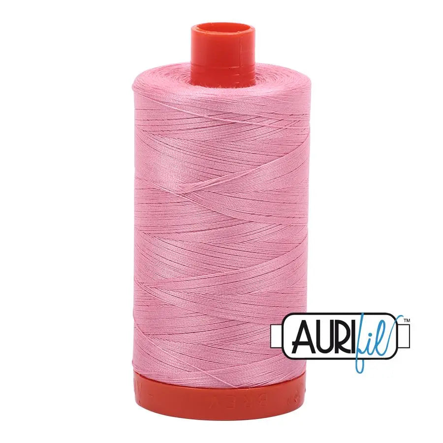 2425 Bright Pink Aurifil Cotton 50wt Large Spool
