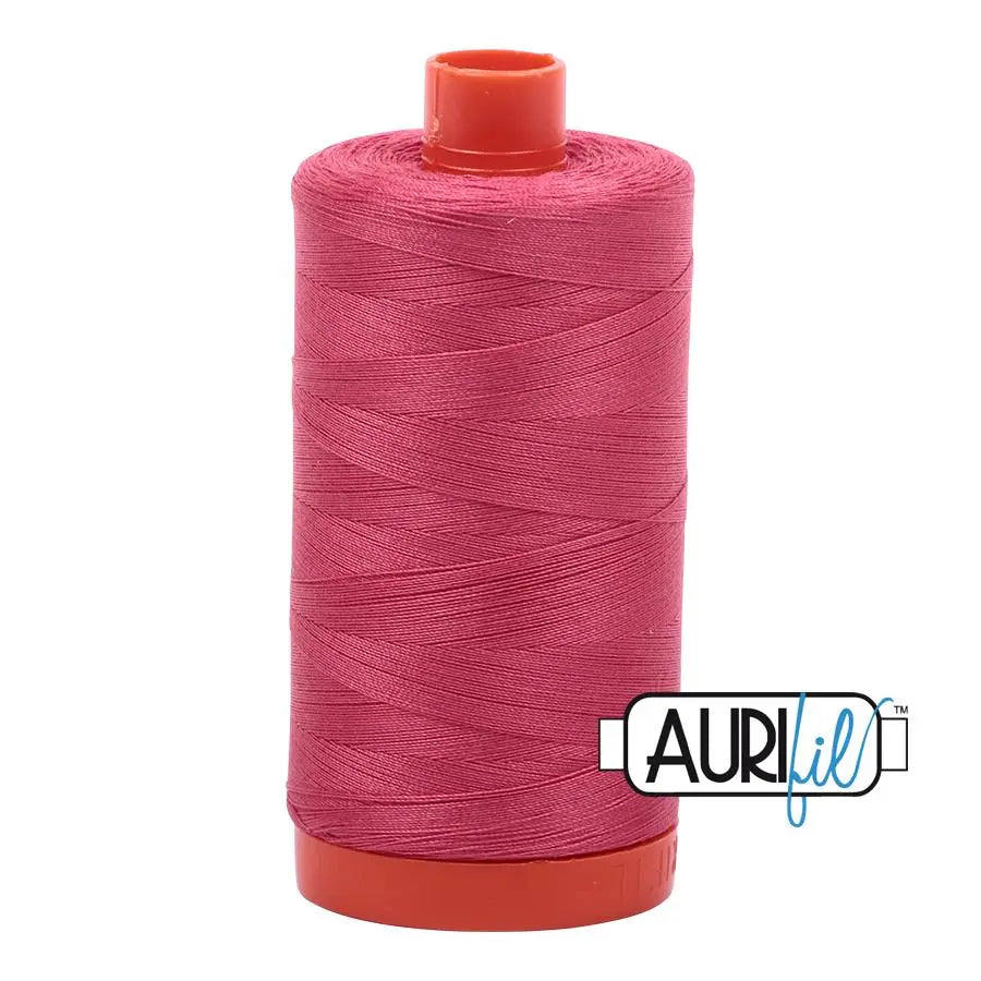 2440 Peony Aurifil Cotton 50wt Large Spool