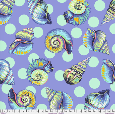 Big Shelly Marine 108 inch wideback quilting fabric by Tula Pink for Free Spirit