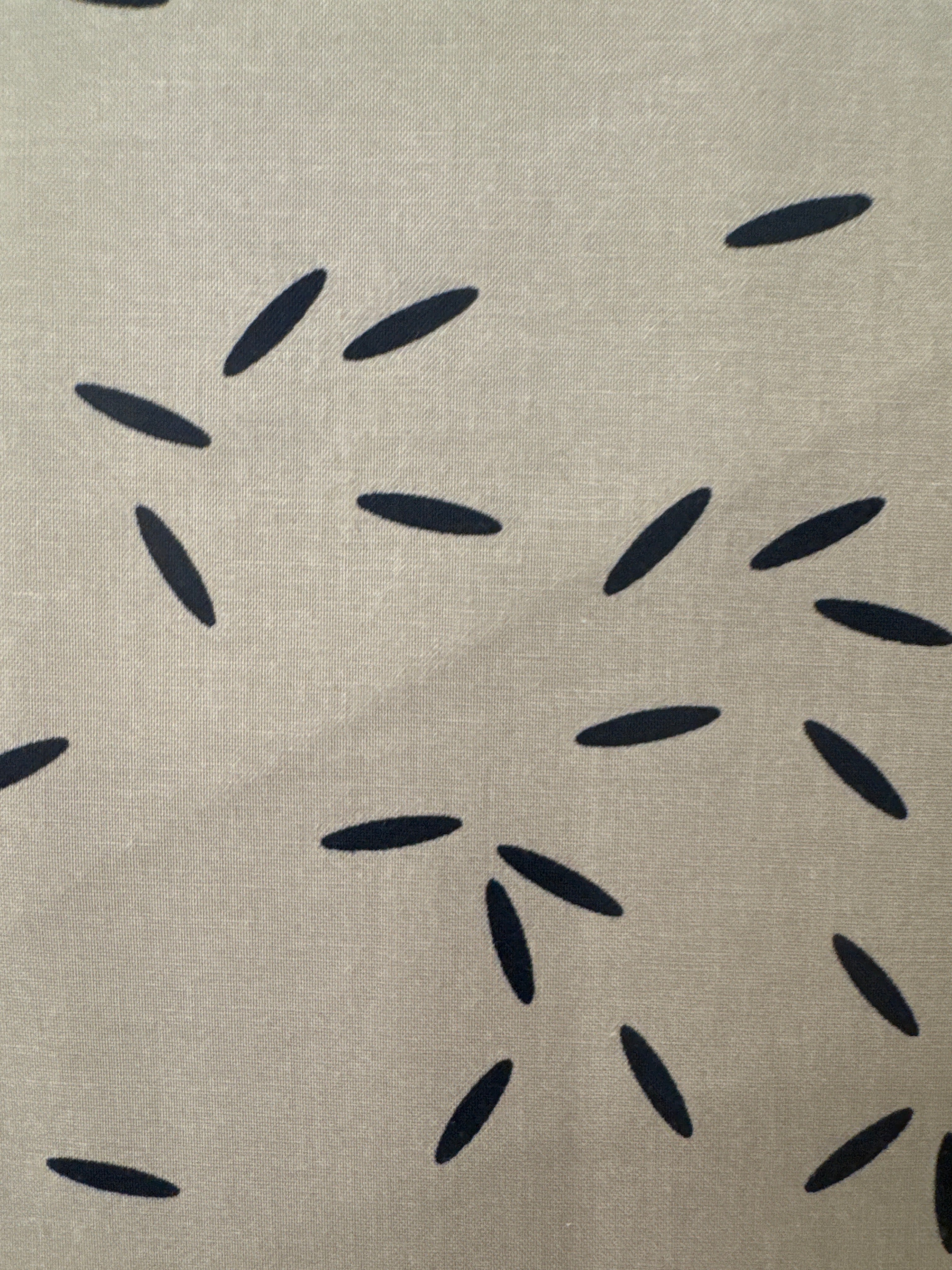 Filigree Black Seeds Tan blender quilting fabric by Moda