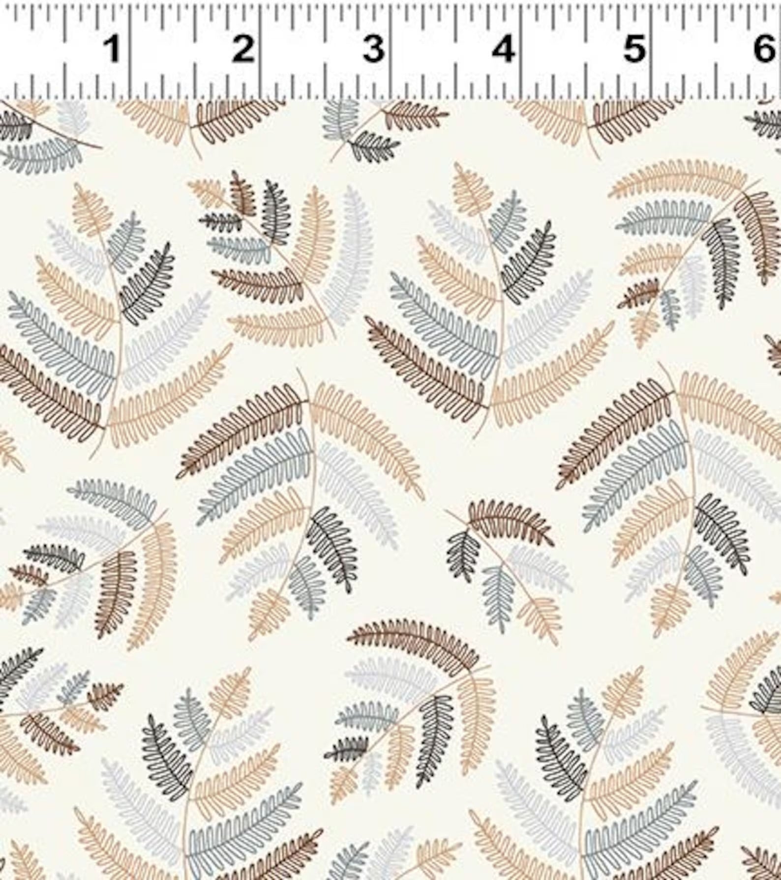Forest Ferns novelty quilting fabric by Clothworks
