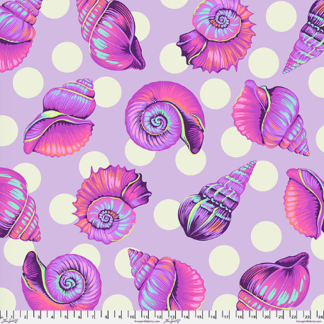 Big Shelly Ultraviolet 108 inch wideback quilting fabric by Tula Pink for Free Spirit