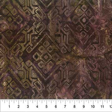 Banyan Batiks Destination Indonesia batik quilting fabric in Mocha