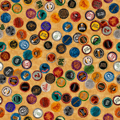 Quilting Treasures On Tap beer novelty quilting cotton fabric coordinate