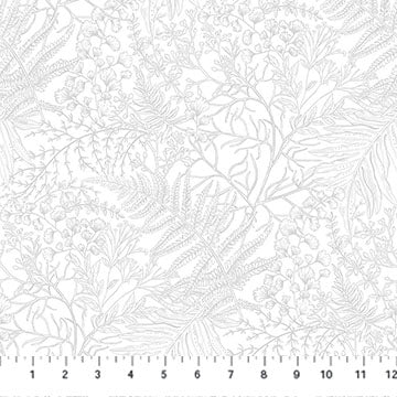 White Pigment 28528-100 Nature's Sketchbook Cotton 44"/45" Fabric Per Yard