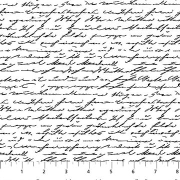 White/Black 28535-10 Nature's Sketchbook Cotton 44"/45" Fabric Per Yard