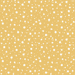 Quilting Treasures Steampunk Christmas yellow dots quilting cotton fabric