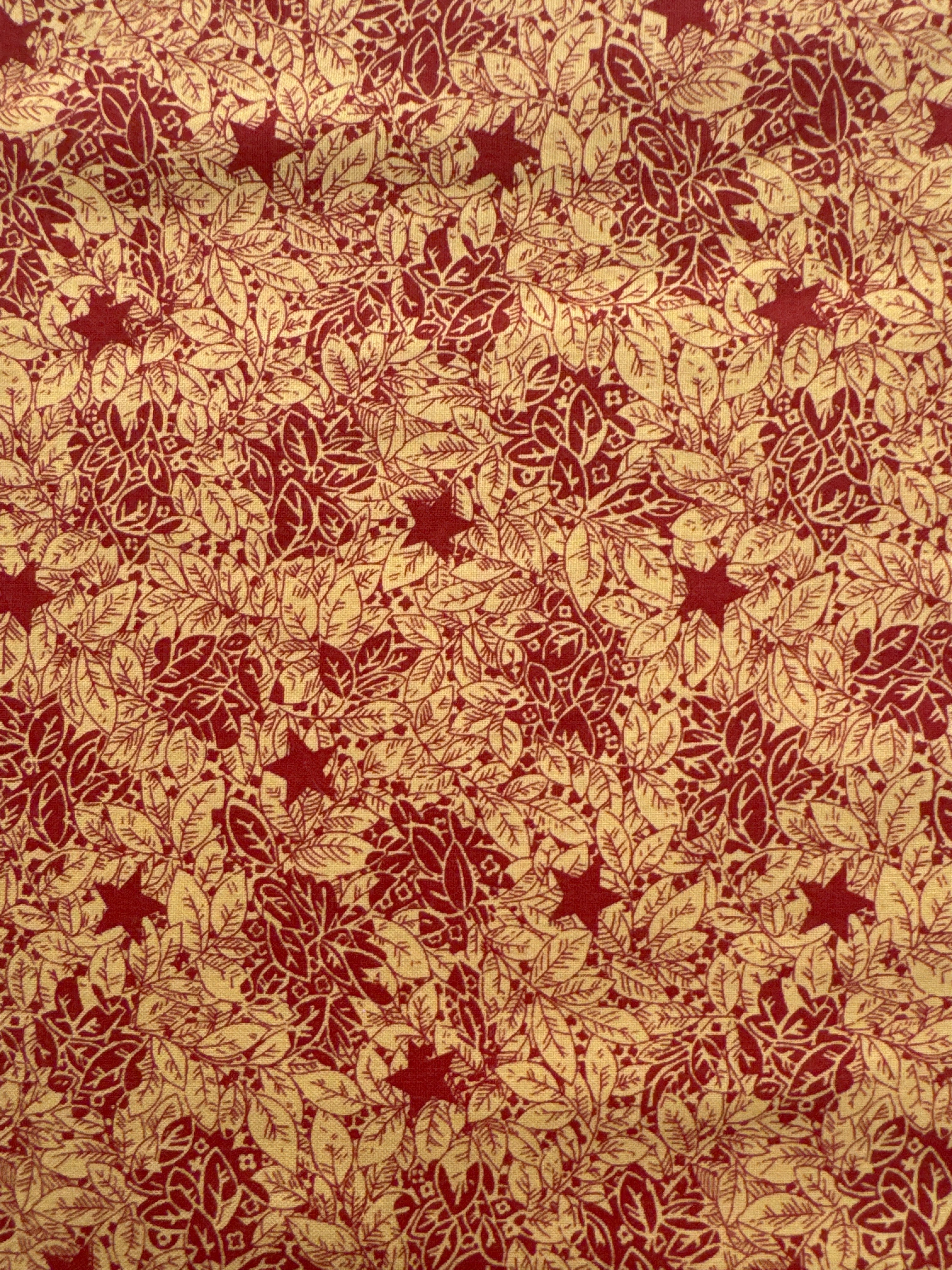 Quiet Grace Gold on Wine blender quilting fabric by Henry Glass