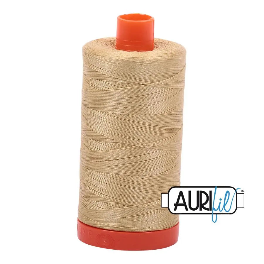 2915 Very Light Brass Aurifil Cotton 50wt