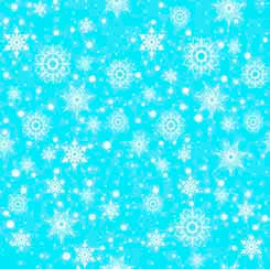 QT Fabrics Snowman Follies snowflake toss quilting cotton fabric in Blue