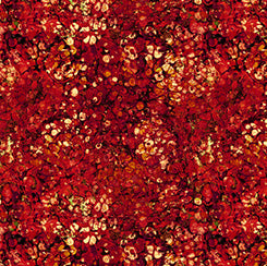 QT Fabrics Dragon Fyre dragon scale texture quilting cotton fabric in Red
