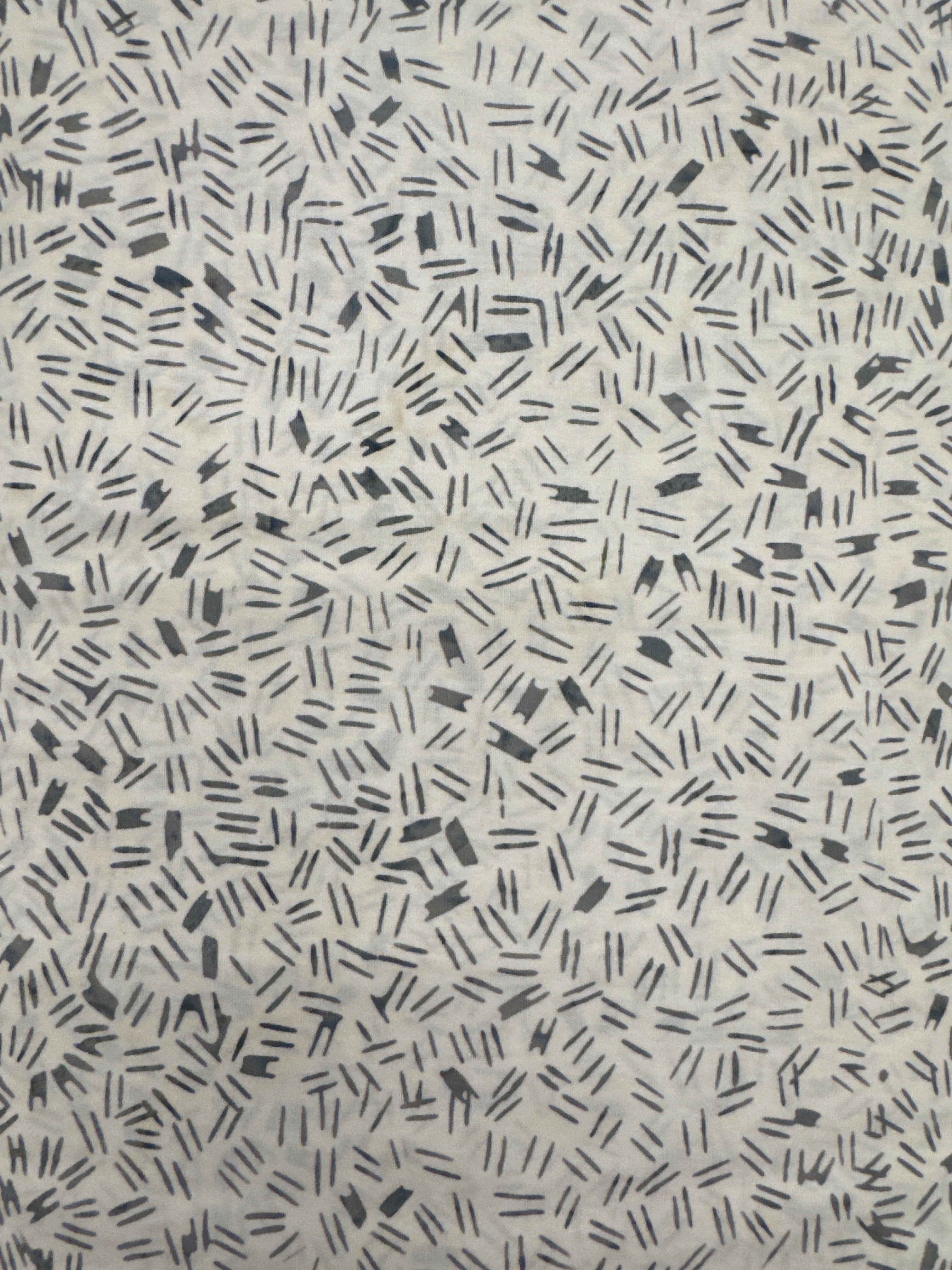 Andover Grey Tick on Ivory quilting fabric