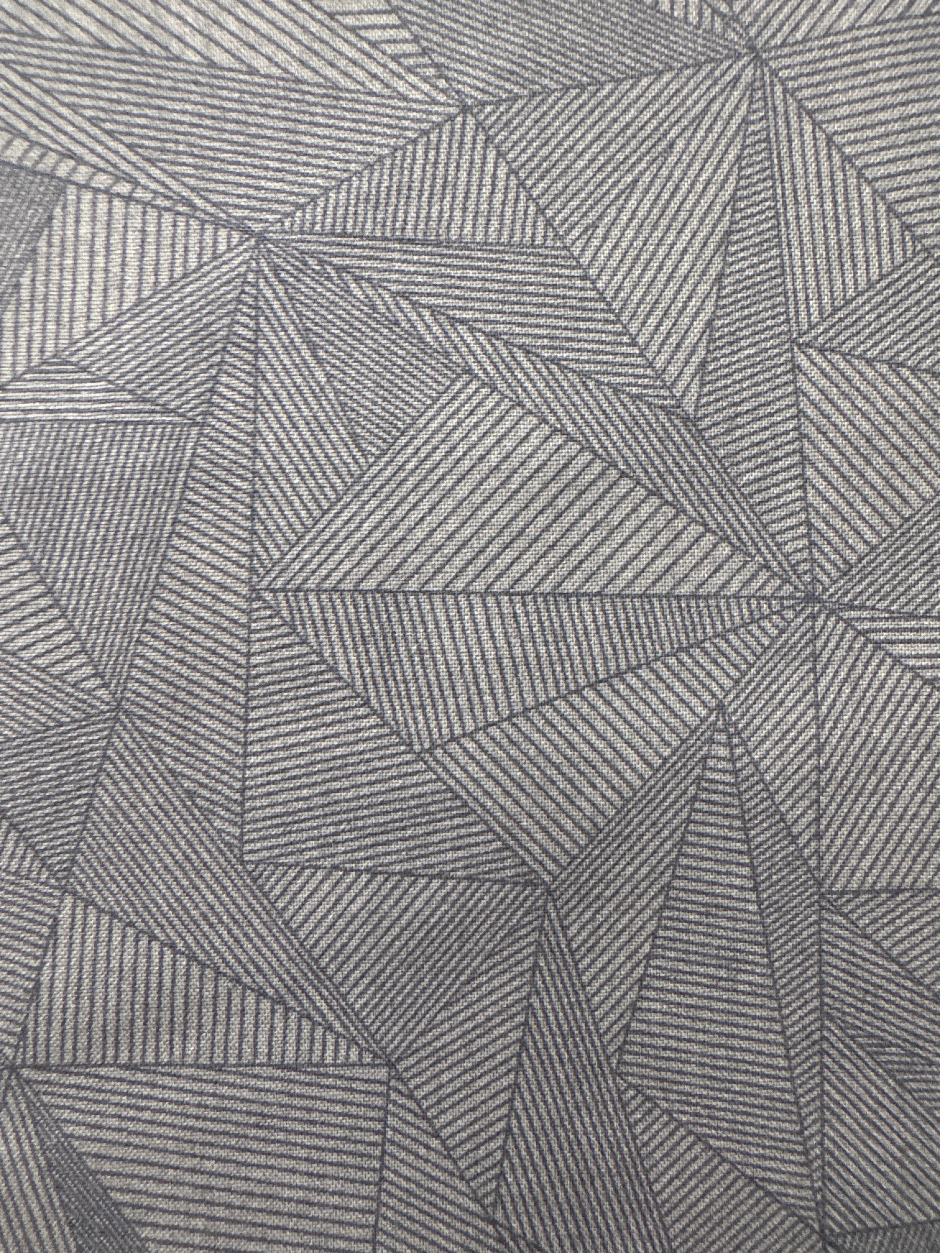 Wallflower Triangular Grey geometric quilting fabric by Andover Fabrics