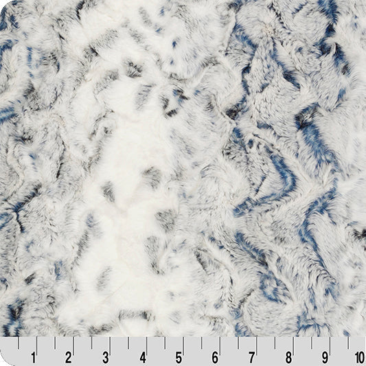Snowyowl Navy 2 Yard Luxe Cuddle Cut