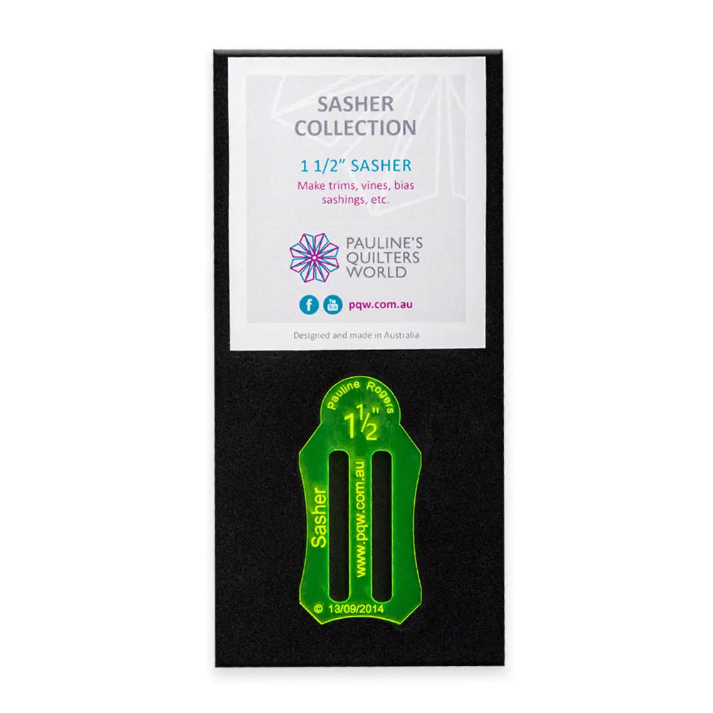 1 1/2" Sasher - Linda's Electric Quilters