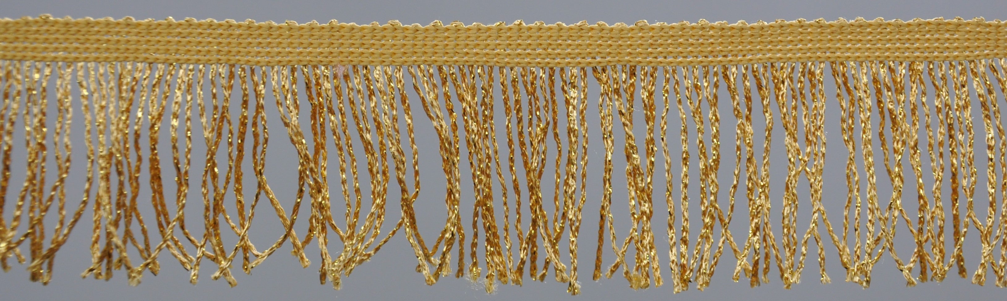 2-inch Metallic Chainette Fringe Trim, 15-Yard Roll – for Costumes, Apparel & Home Decor