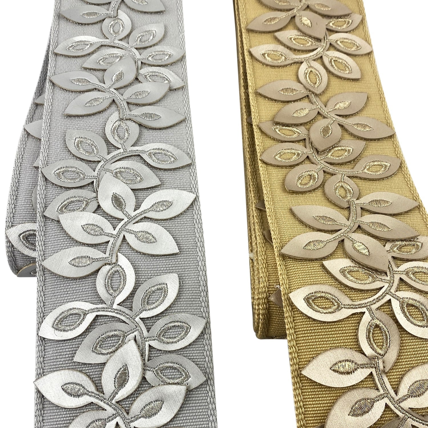 3-inch Decorative Embossed Floral Design Tape Trim โ 5 Yard Roll | Style BR-7537